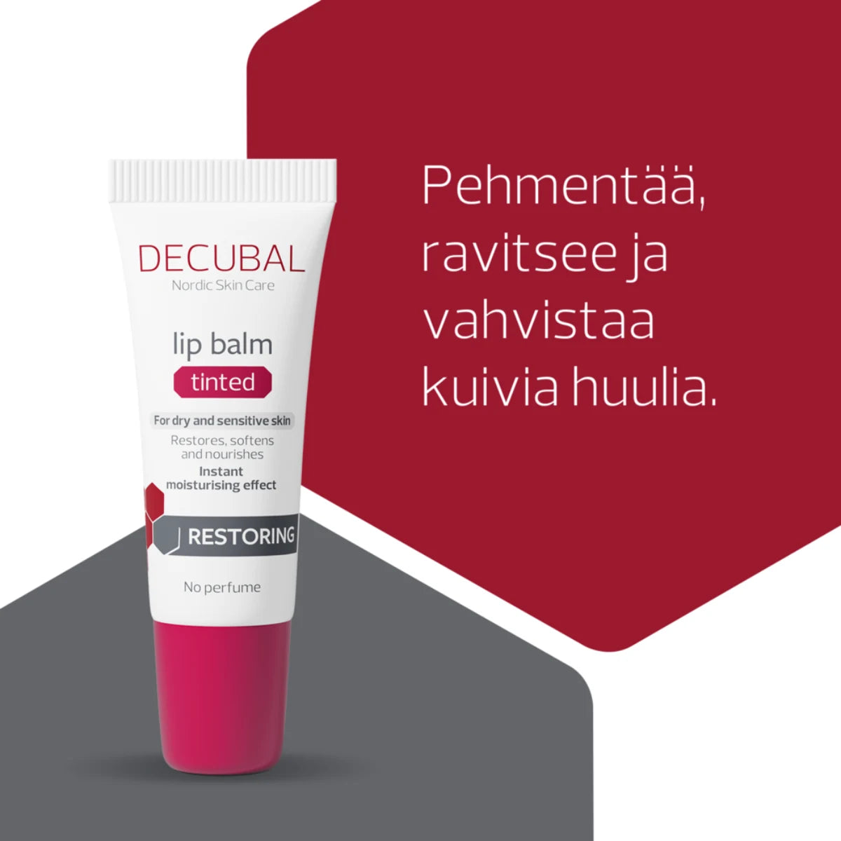Decubal Restoring Tinted Lip Balm voide tuubi 10 ml