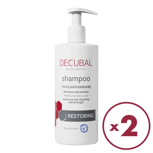 Decubal Restoring Shampoo 2 x 200 ml – tuplapakkaus edullisemmin