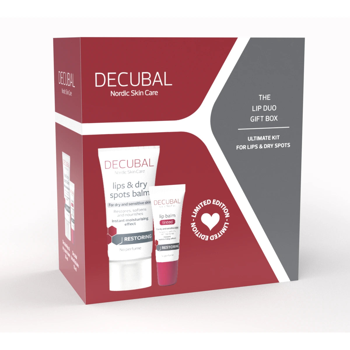 Decubal The Lip Duo Gift Box lahjapakkaus huulille