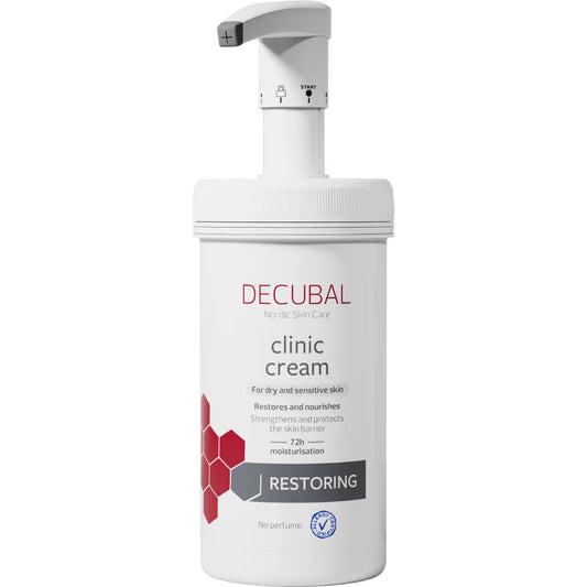 DECUBAL Original Clinic Cream emulsiovoide pumppupullo 475 g hajusteeton herkän ihon voide