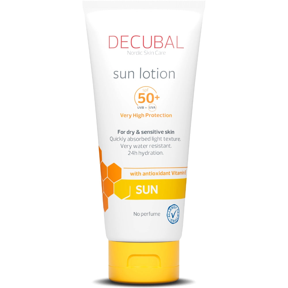 DECUBAL Body Sunlotion SPF50+ aurinkosuojavoide vartalolle 180 ml