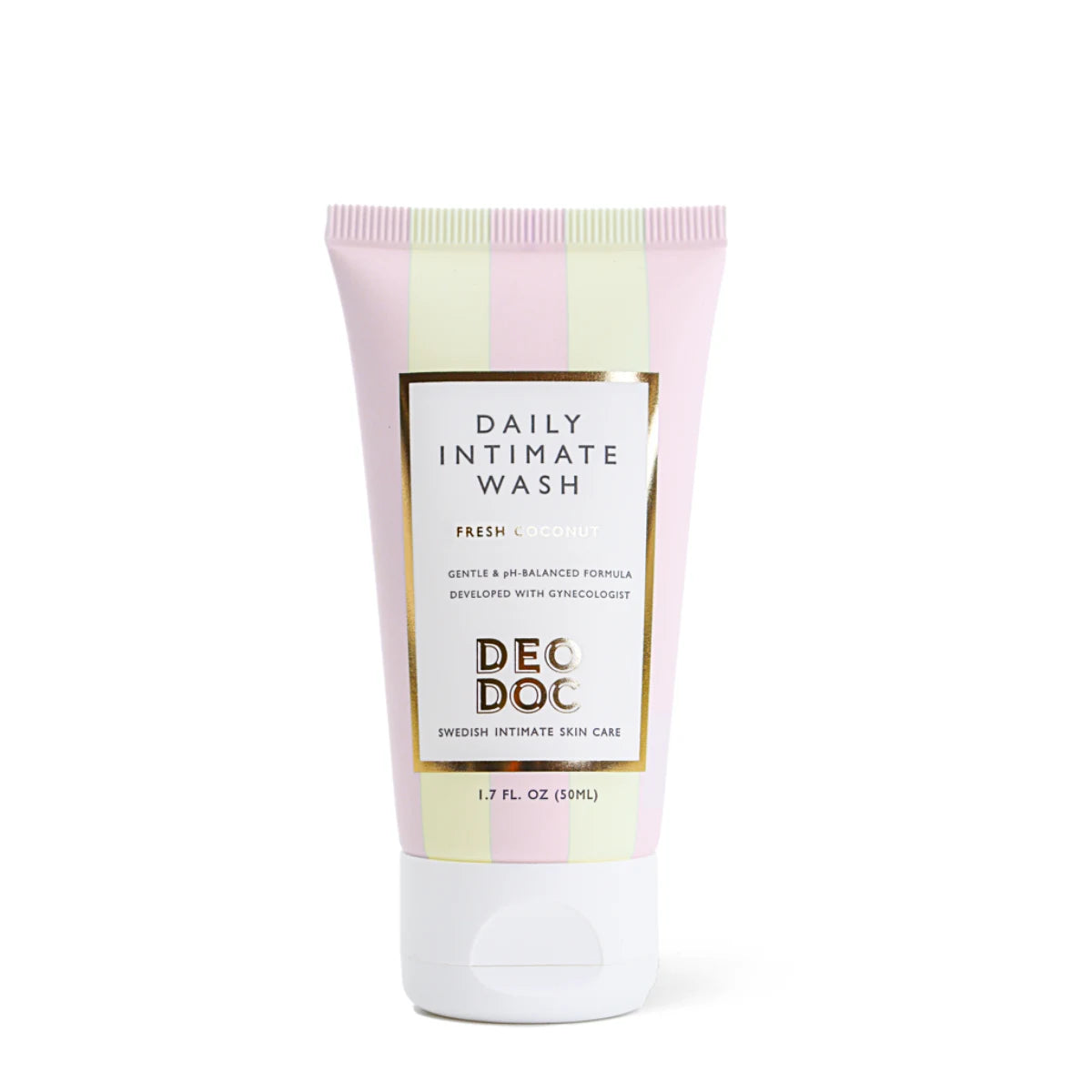 DeoDoc Intimate Wash Fresh Coco 50 ml – hellävarainen vegaaninen intiimipesuneste