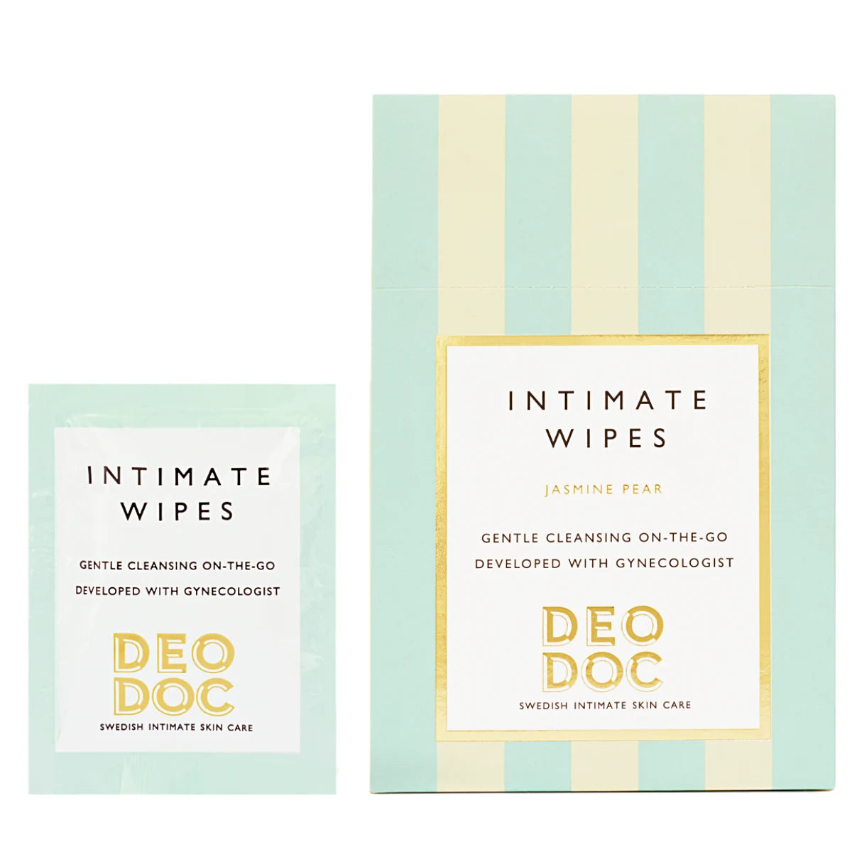 DeoDoc Intimate Wipes Jasmine Pear 10 kpl