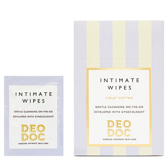 DeoDoc Intimate Wipes Violet Cotton 10 kpl