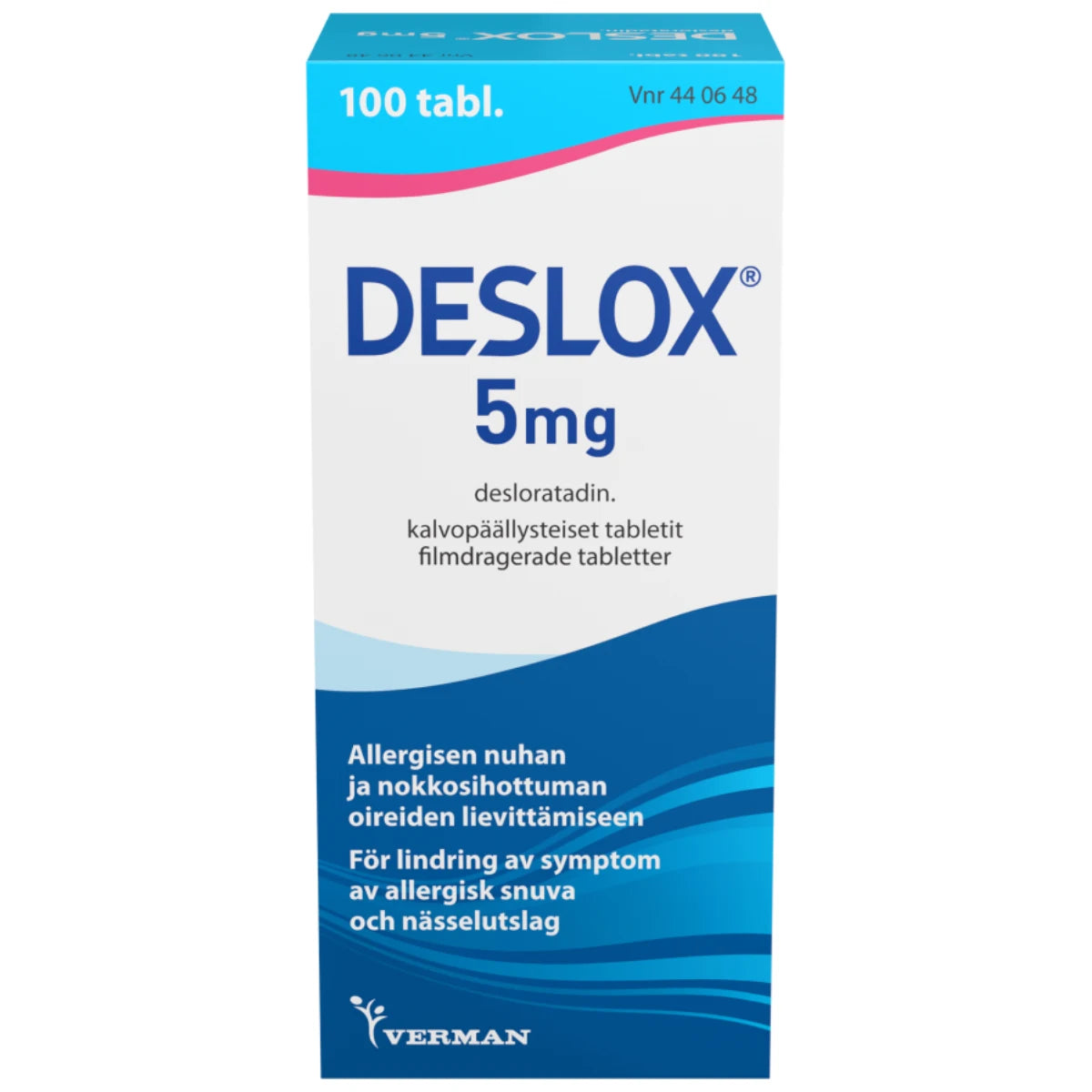 DESLOX 5 mg tabletti, kalvopäällysteinen 100 kpl