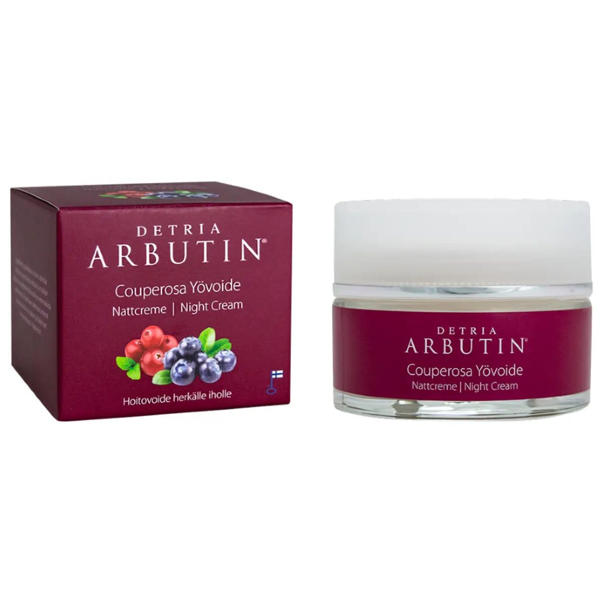 DETRIA ARBUTIN Couperosa yövoide 50 ml