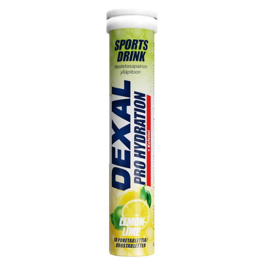 Dexal Pro Hydration lemon-lime + caffeine poretabletti 18 kpl
