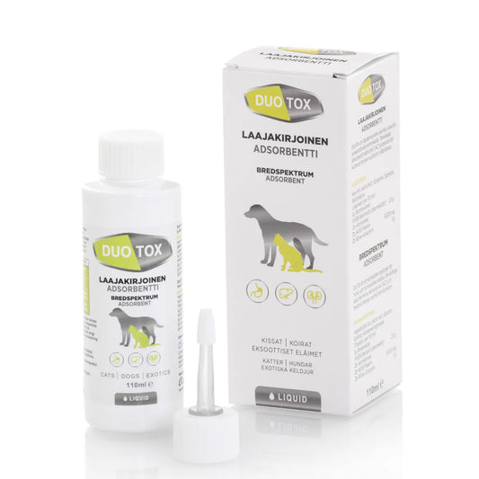 Duotox liuos 110 ml eläinten myrkytyksiin