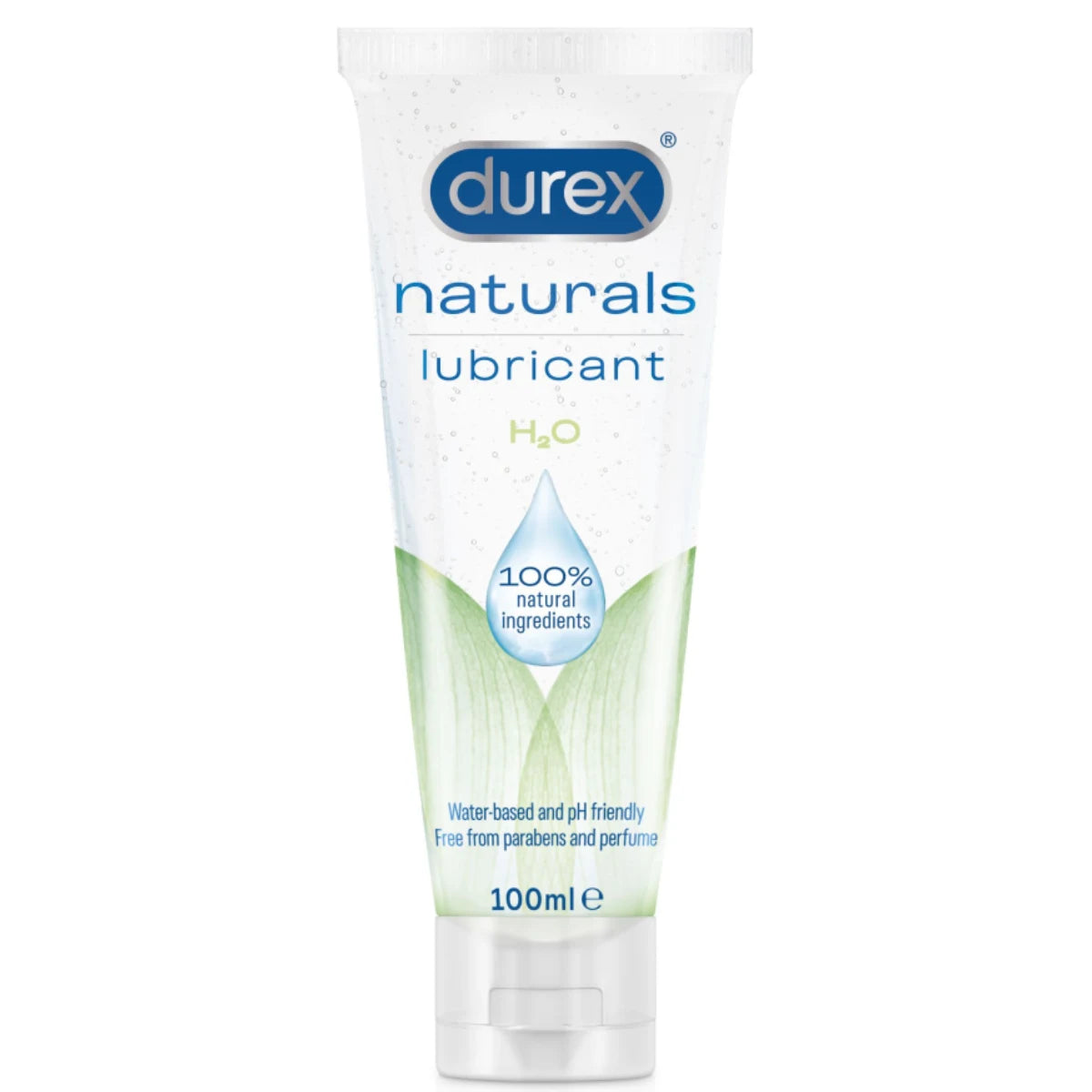 DUREX Naturals liukuvoide 100 ml Hellävarainen vesipohjainen koostumus ei sisällä hajusteita tai väriaineita