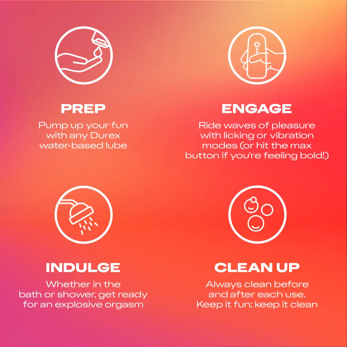 Durex Play Slide & Vibe värähtelevä masturbaattorin käyttövinkit