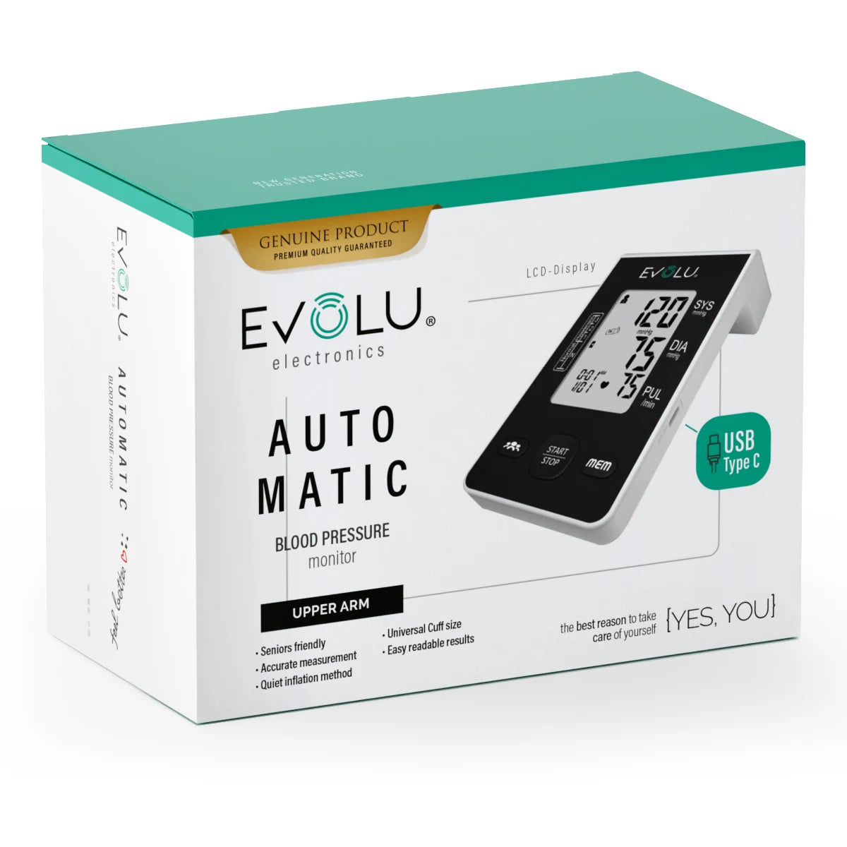 EVOLU Automatic DBP-6177 verenpainemittari 1 kpl