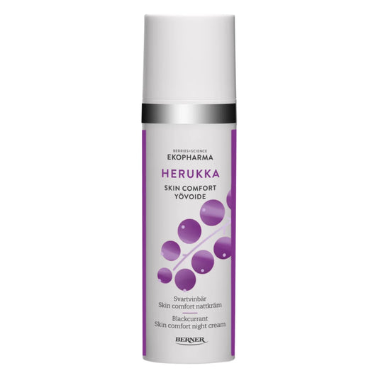 Ekopharma Herukka Skin Comfort Yövoide 30 ml – täyteläinen kosteusvoide ja yönaamio