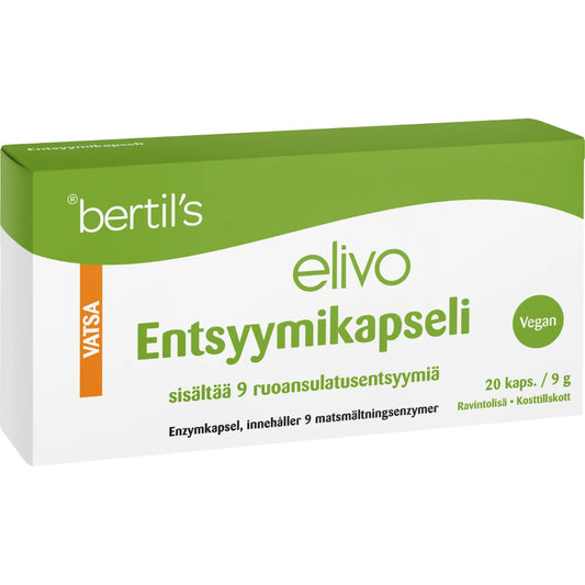 Elivo Entsyymikapseli 20 kpl