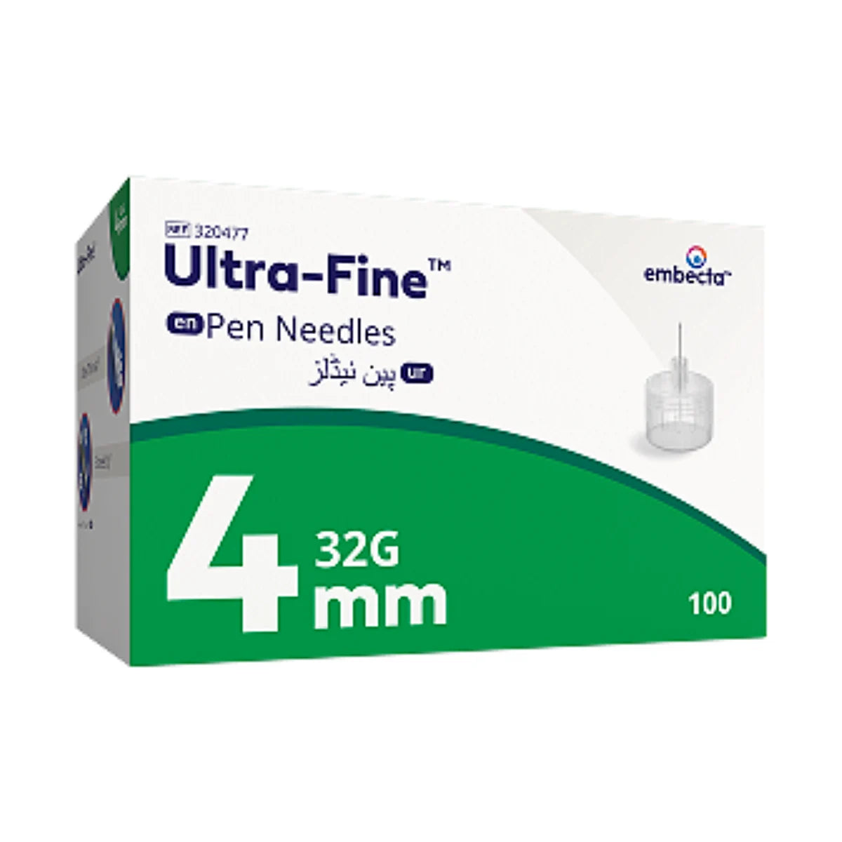 Embecta™ Ultra-Fine™ kynäneula – 4 mm (32G)