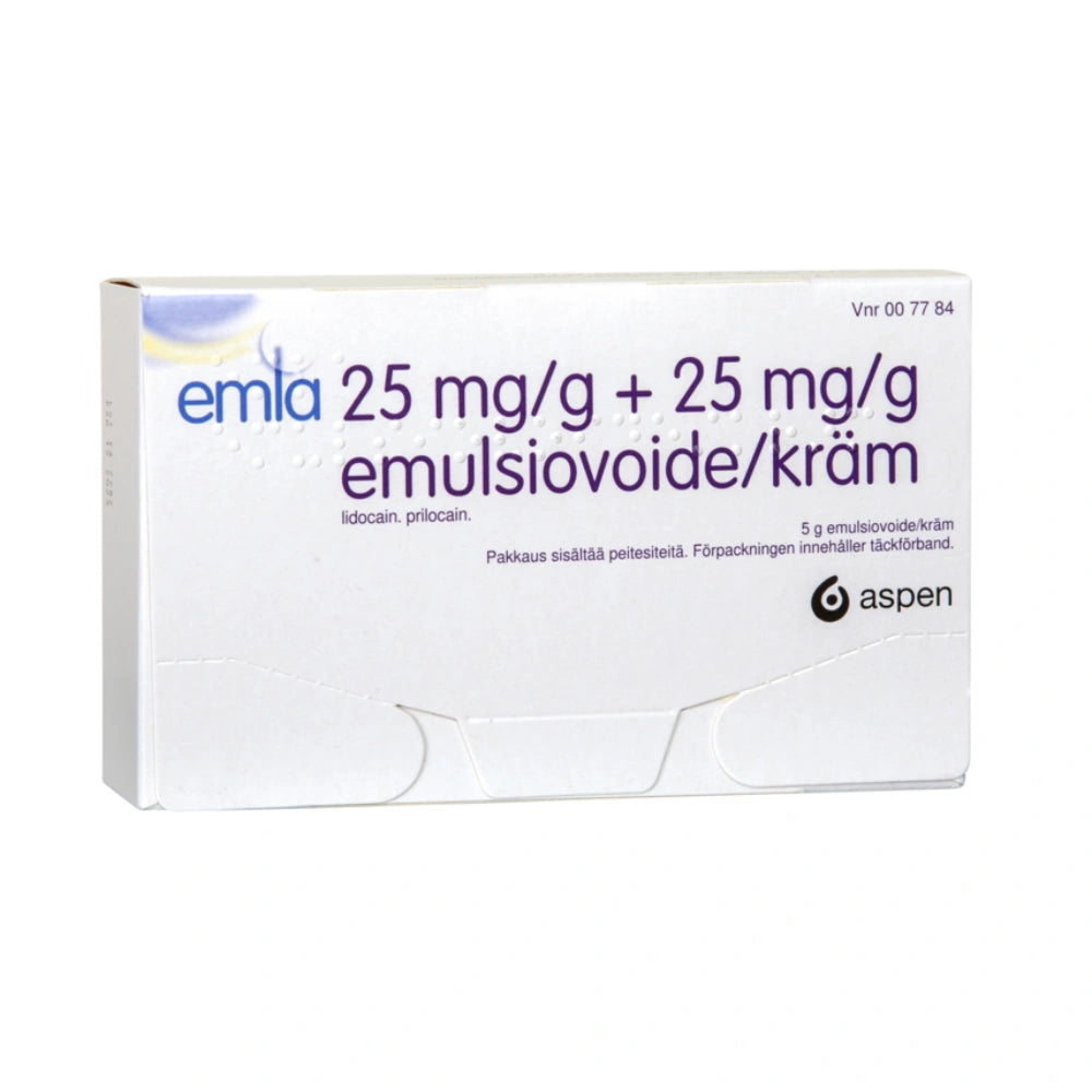 EMLA 25 mg/g/25 mg/g emulsiovoide 5 g