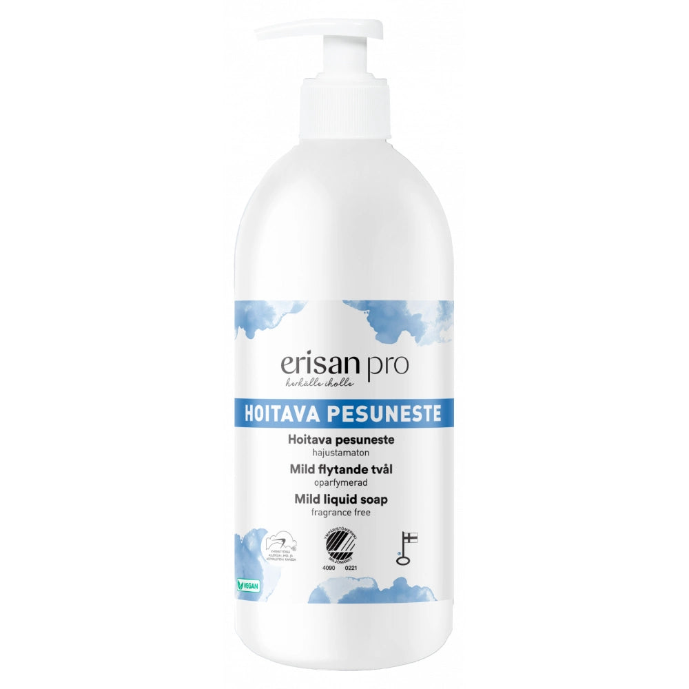 ERISAN Pro hoitava pesuneste hajustamaton pumppupullo 500 ml