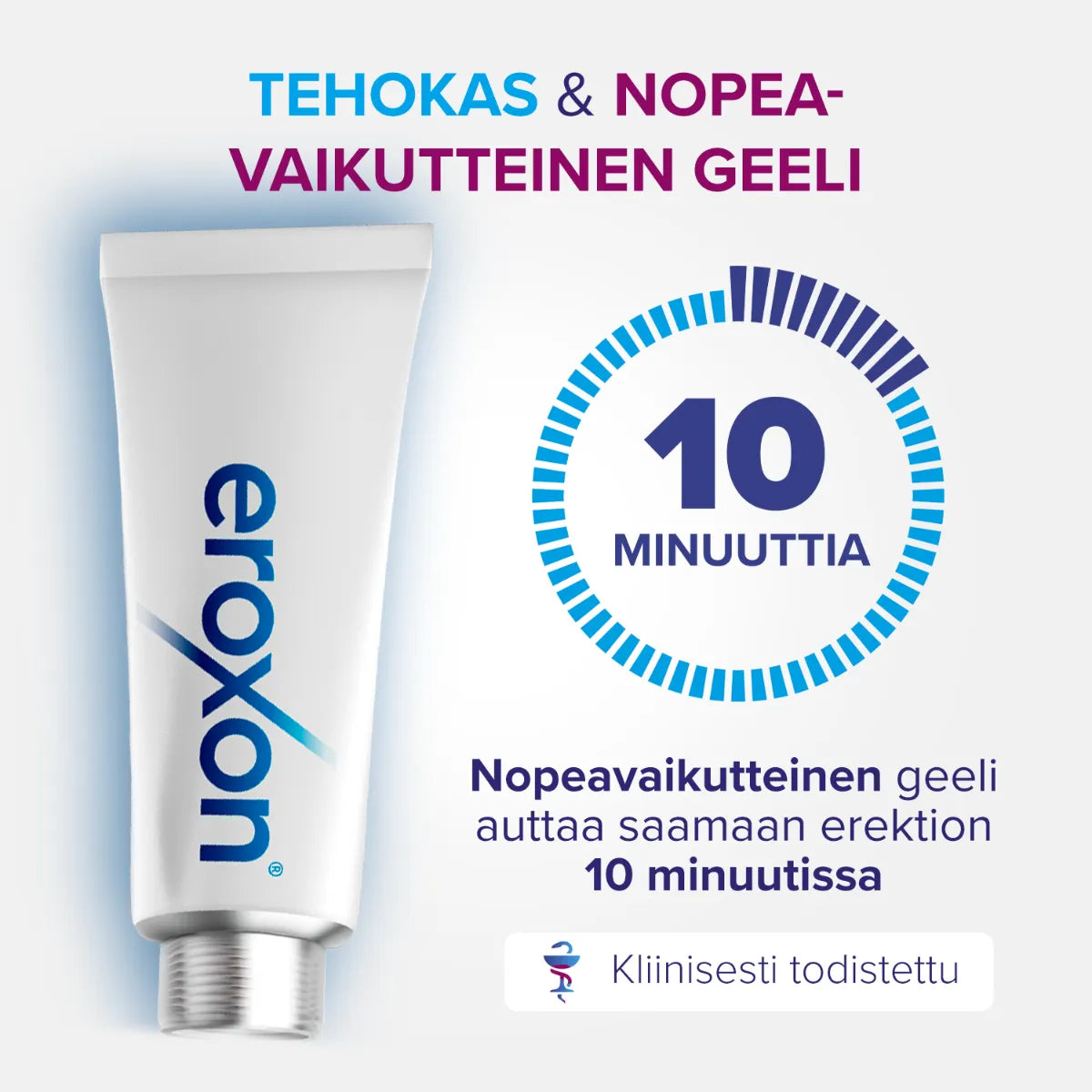 Eroxon Stimgel kerta-annostuubi on tehokas ja nopeavaikutteinen geeli erektion saamiseen