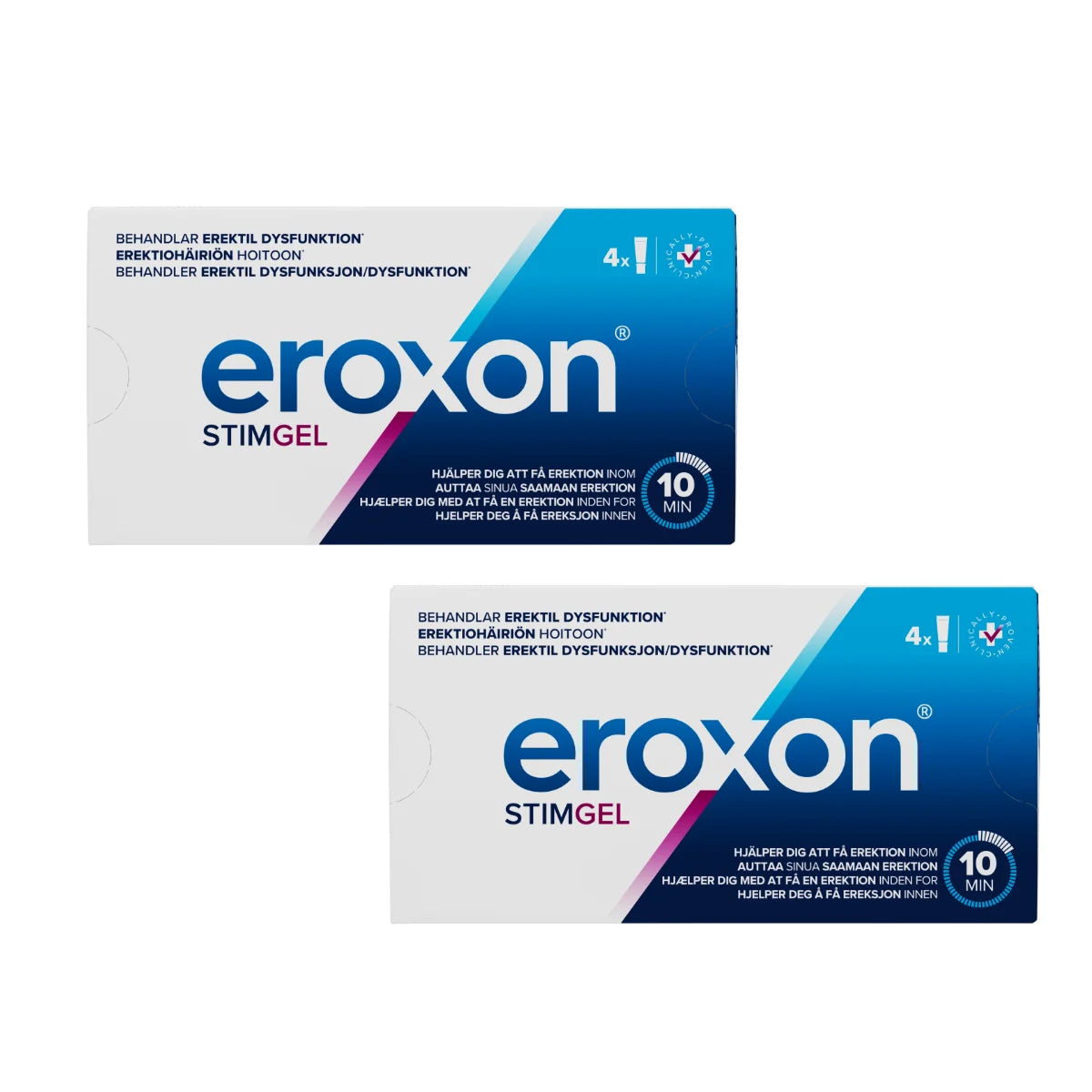 Eroxon Stimgel kerta-annostuubi tuplapakkaus