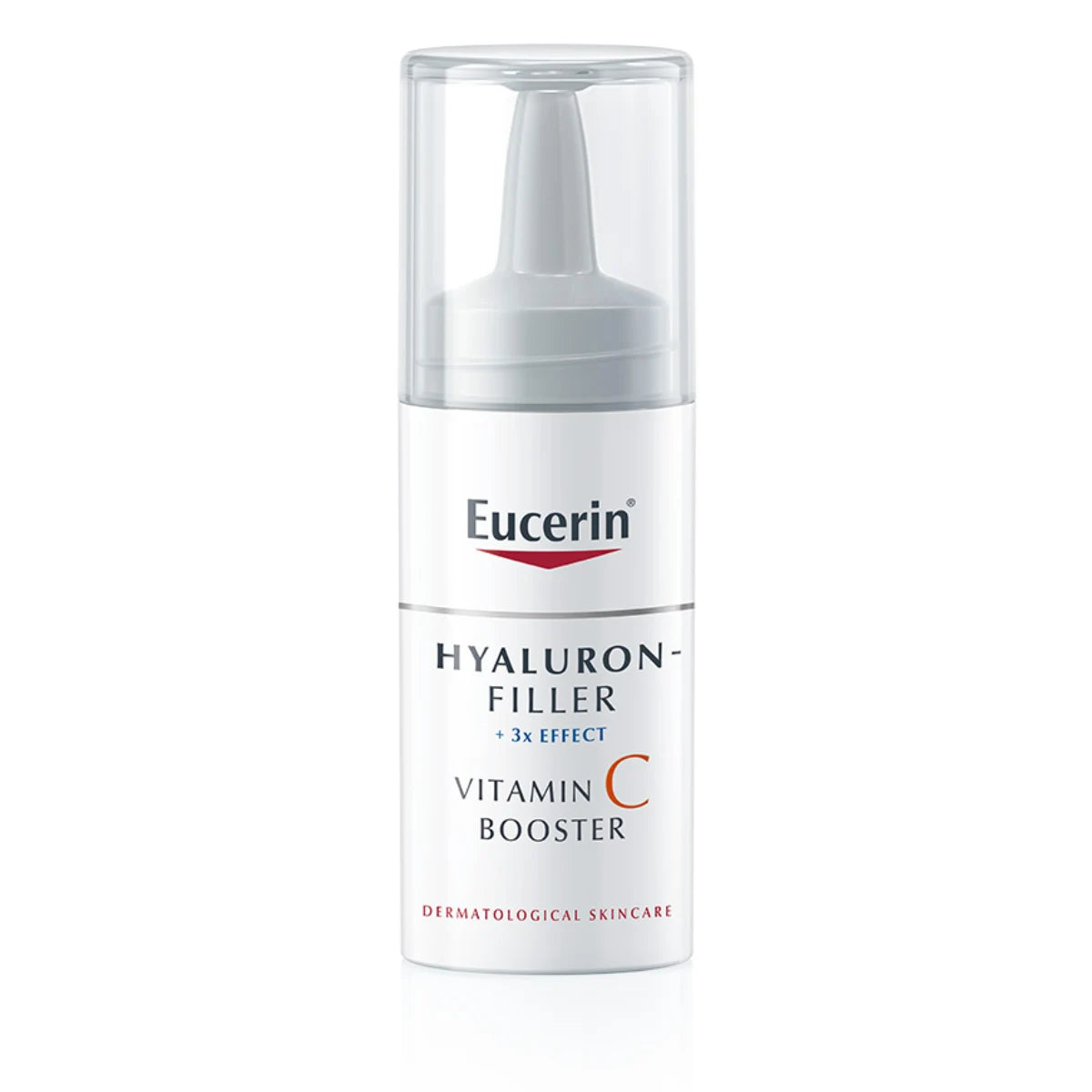 Eucerin Hyaluron-Filler Vitamin C Booster 8 ml on tehokas C-vitamiiniseerumi ikääntymisen merkkejä vastaan