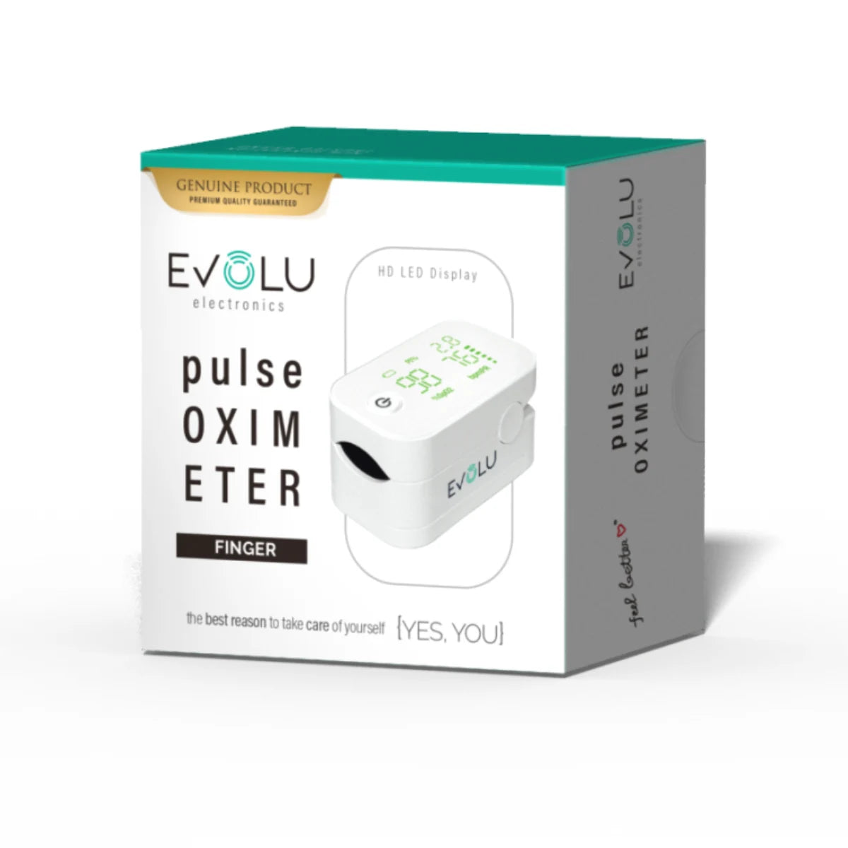EVOLU Pulse Oxymeter pulssioksimetri ulkopakkaus