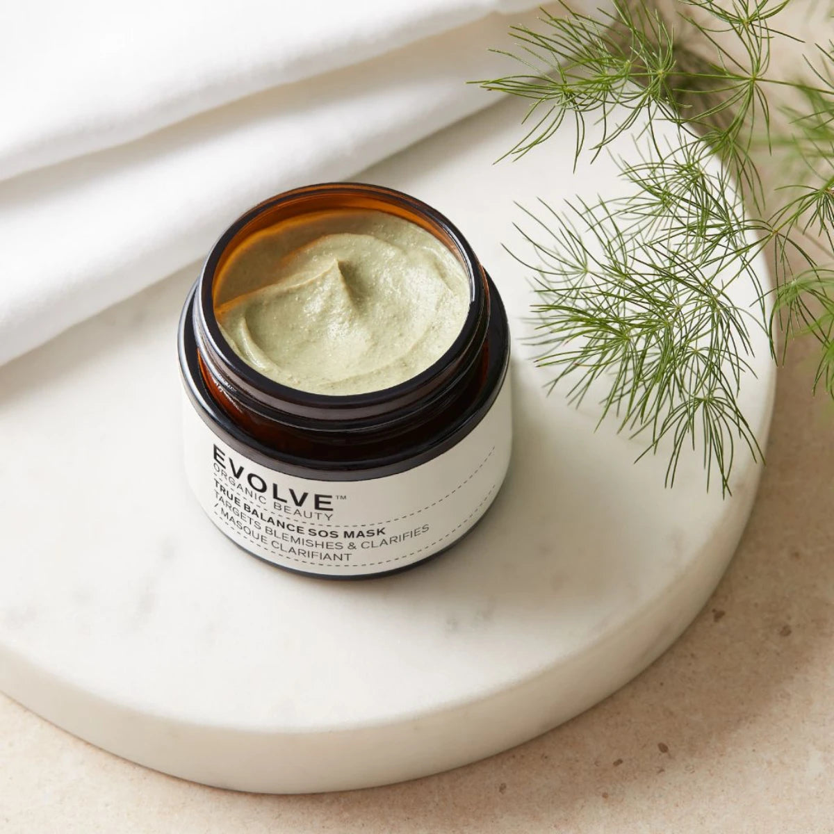 Evolve Organic Beauty True Balance SOS Mask puhdistaa ihohuokoset