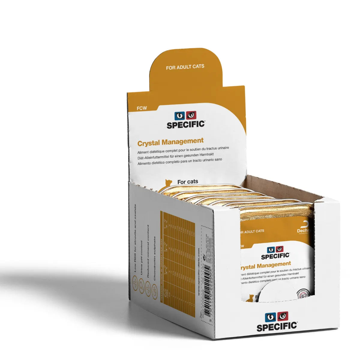 FCW Crystal Management 7 x 100 g – märkäruoka kissoille struviittikivien ehkäisyyn