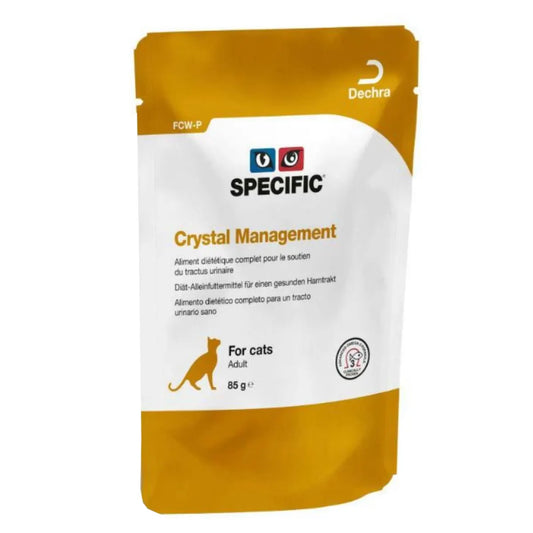 FCW-P Crystal Management 12 x 85 g – Märkäruoka kissojen virtsateiden terveyteen