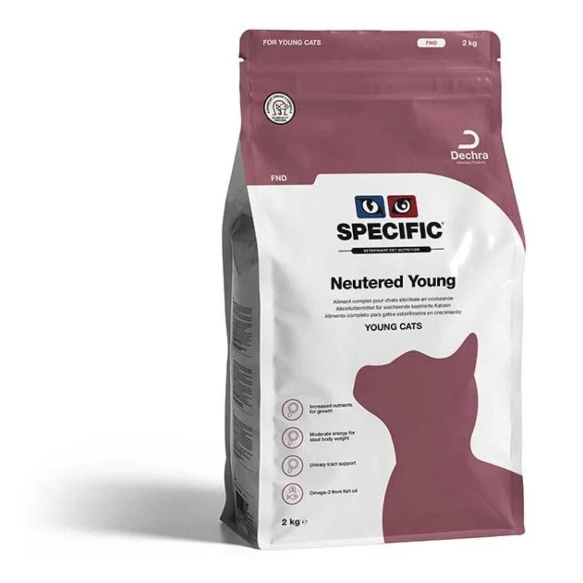 FND Neutered Young 2 kg – Täysravinto nuorille steriloiduille kissoille