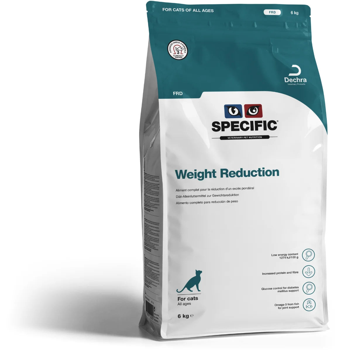 FRD Weight Reduction 6 kg – täysravinto kissoille painon hallintaan ylipainoiselle kissalle