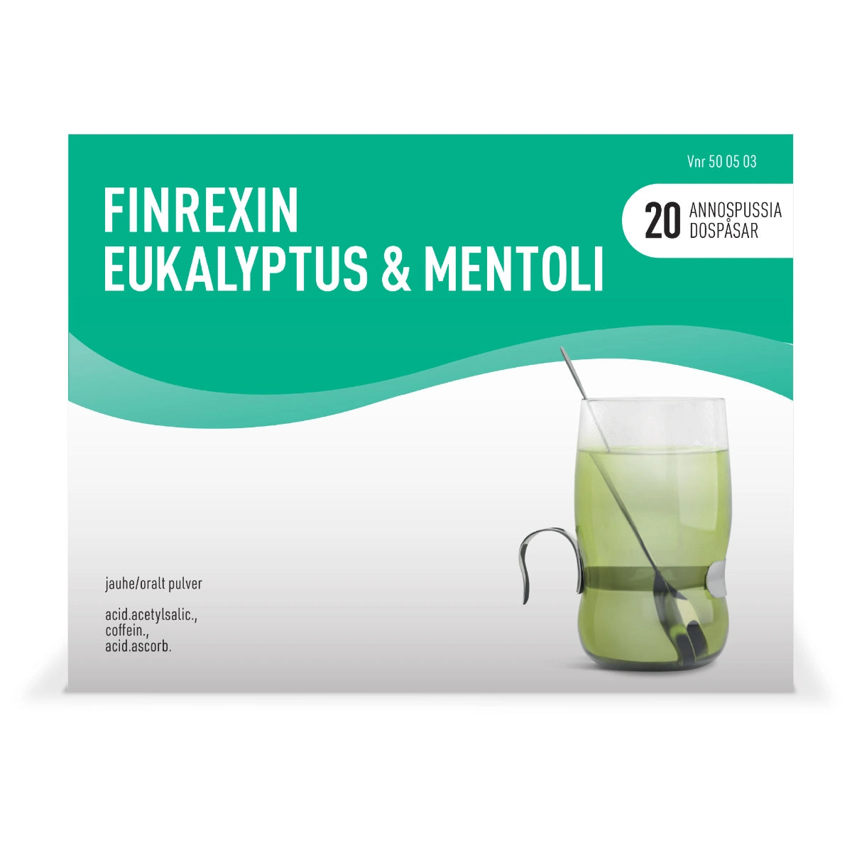 FINREXIN Eukalyptus & Mentoli jauhe 350/30/300 mg 20 x 5 g