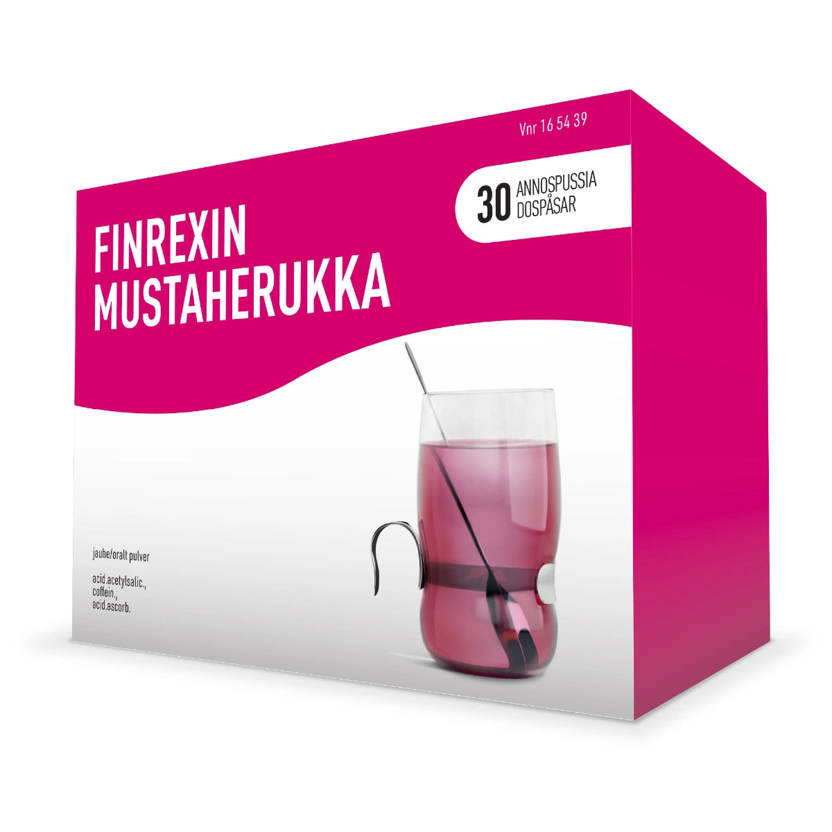 FINREXIN Mustaherukka jauhe annospussi 30 x 5 g