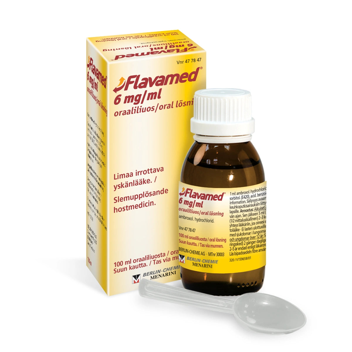 FLAVAMED oraaliliuos 6 mg/ml 100 ml