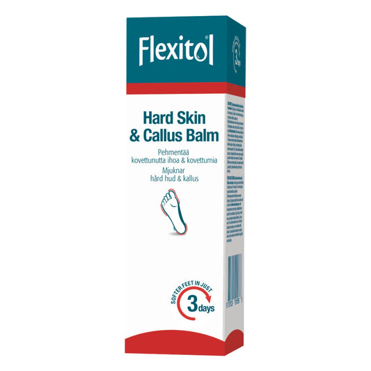 FLEXITOL Hard Skin & Callus Balm jalkavoide 56 g pehmentää kovettunutta ihhoa