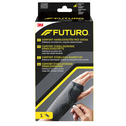 FUTURO Comfort stabiloiva rannetuki säädettävä, stabiloi ja tukee kipeää tai heikko ranneetta