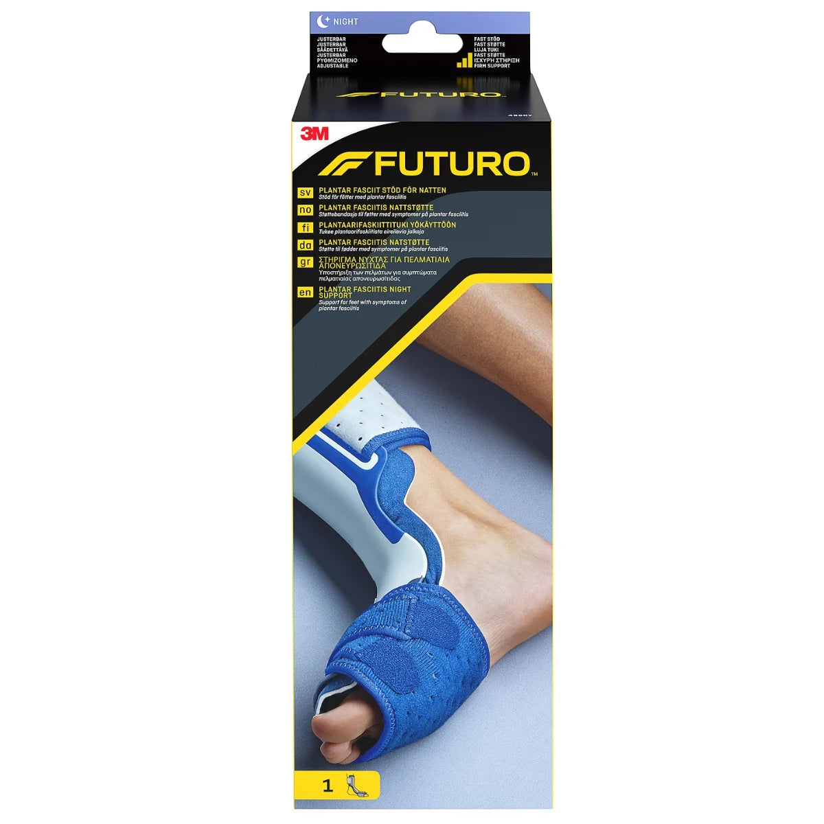 FUTURO Plantaarifaskiittituki yökäyttöön tukemaan jalkaa