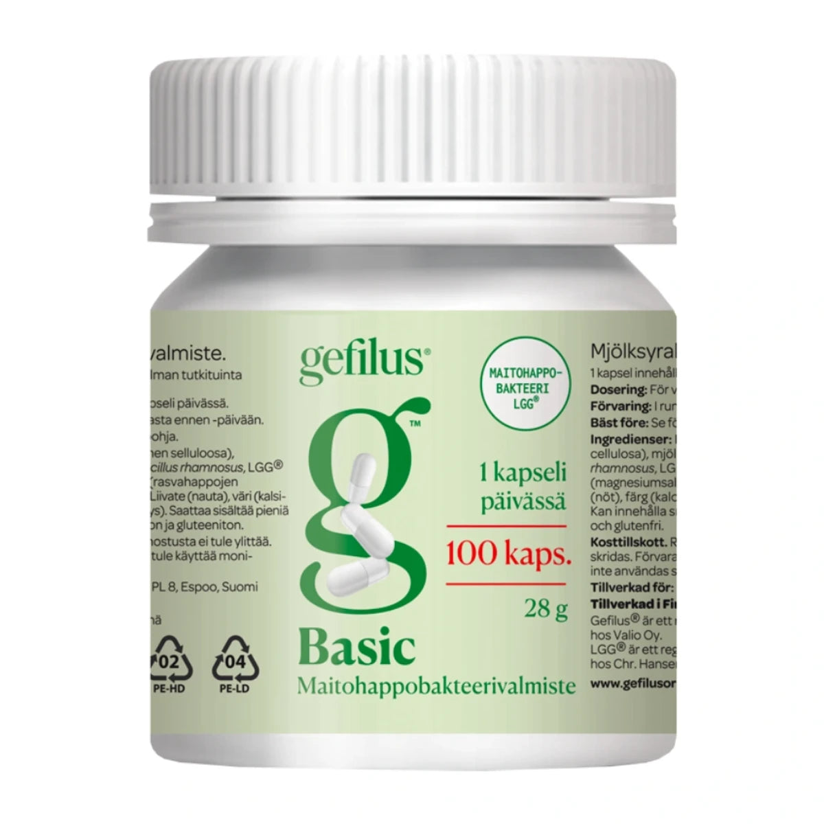 GEFILUS Basic kapseli 100 kpl maitohappobakteerivalmiste