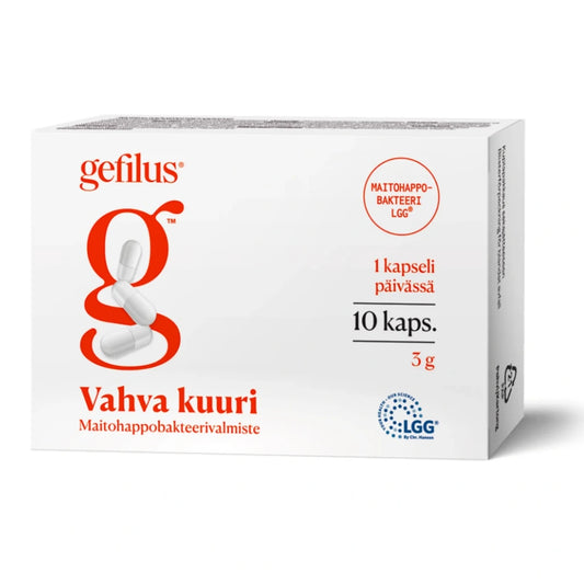 GEFILUS Vahva Kuuri kapseli 10 kpl maitohappobakteerivalmiste