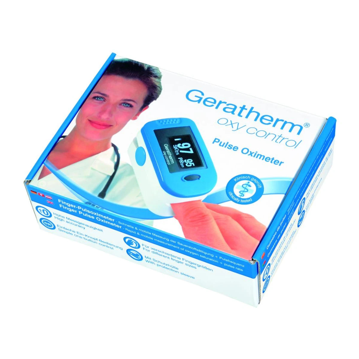 Geratherm Oxy Control Pulse Oximeter – happisaturaation mittaamiseen