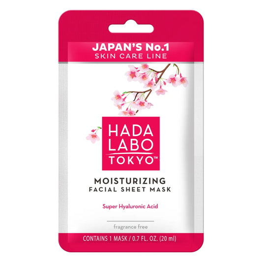 Hada Labo Tokyo Moisturizing Facial Sheet Mask 20 ml – kosteuttava kangasnaamio