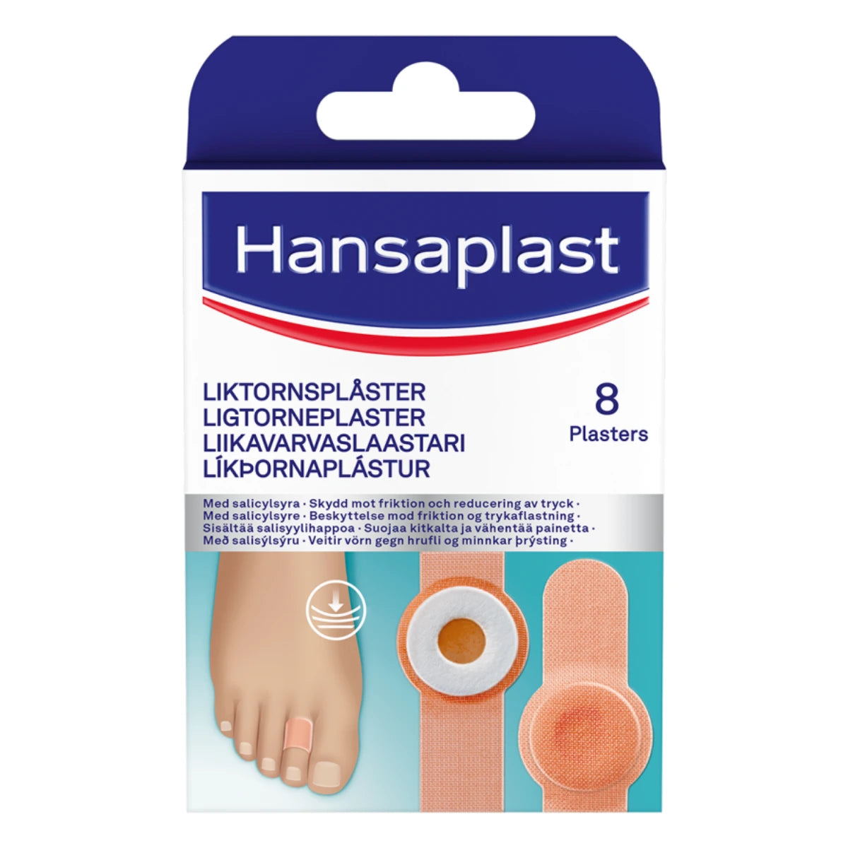 Hansaplast Corn Plaster – Känsä- ja liikavarvaslaastari 8 kpl 