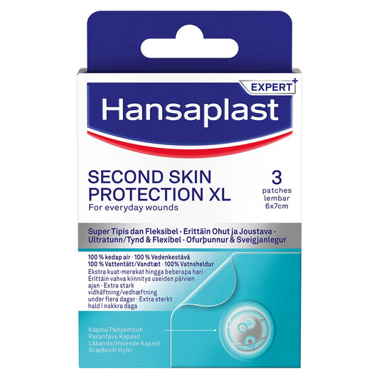 Hansaplast Second Skin Protection XL – erittäin ohut, vedenpitävä laastari