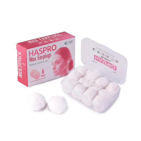HASPRO Wax vahakorvatulppa 6 paria