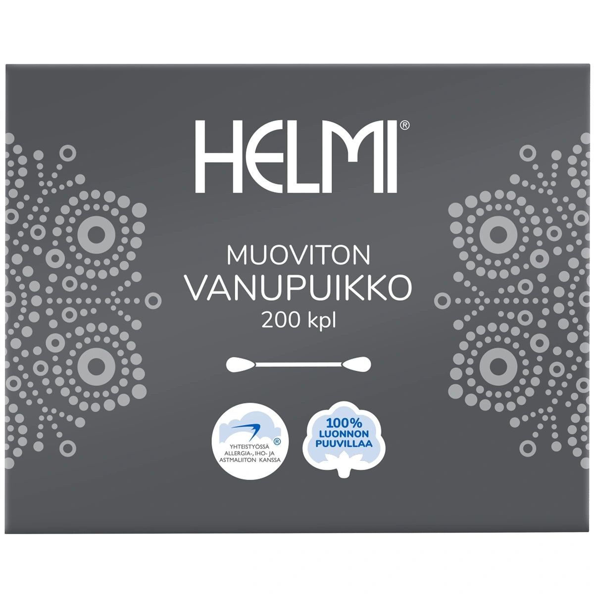 HELMI Vanupuikko muoviton 200 kpl