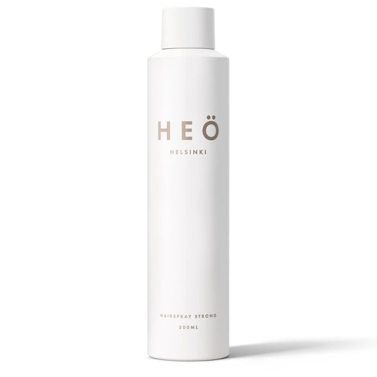 HEÖ Helsinki Hairspray Strong 300 ml – Hiuskiinne, joka antaa pitkäkestoista pitoa ja tukea kampauksellesi