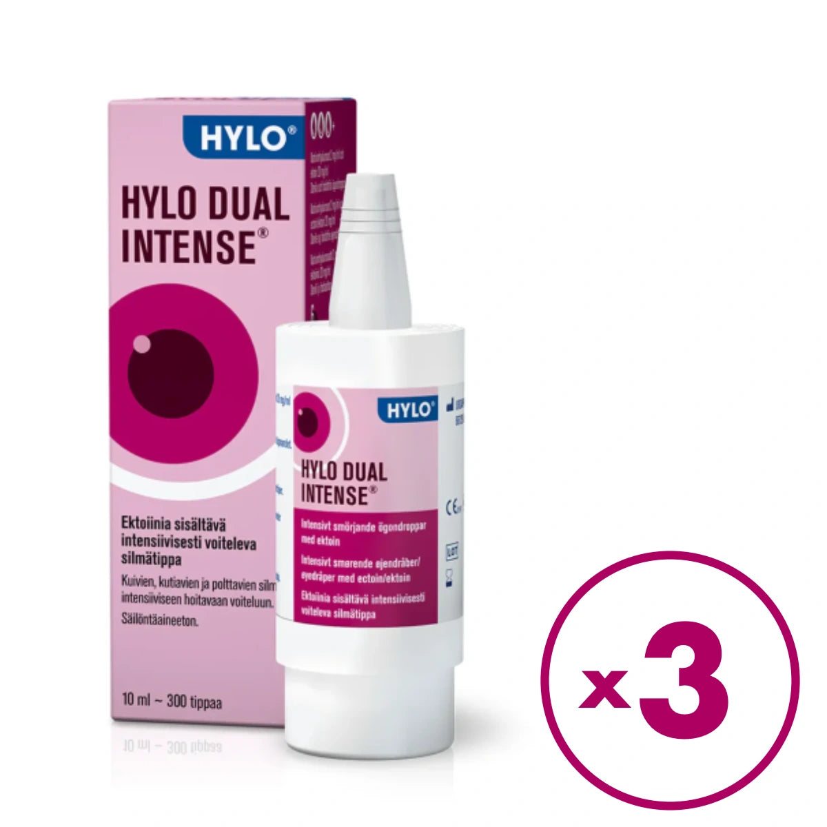 HYLO Dual Intense silmätipat 3x10 ml