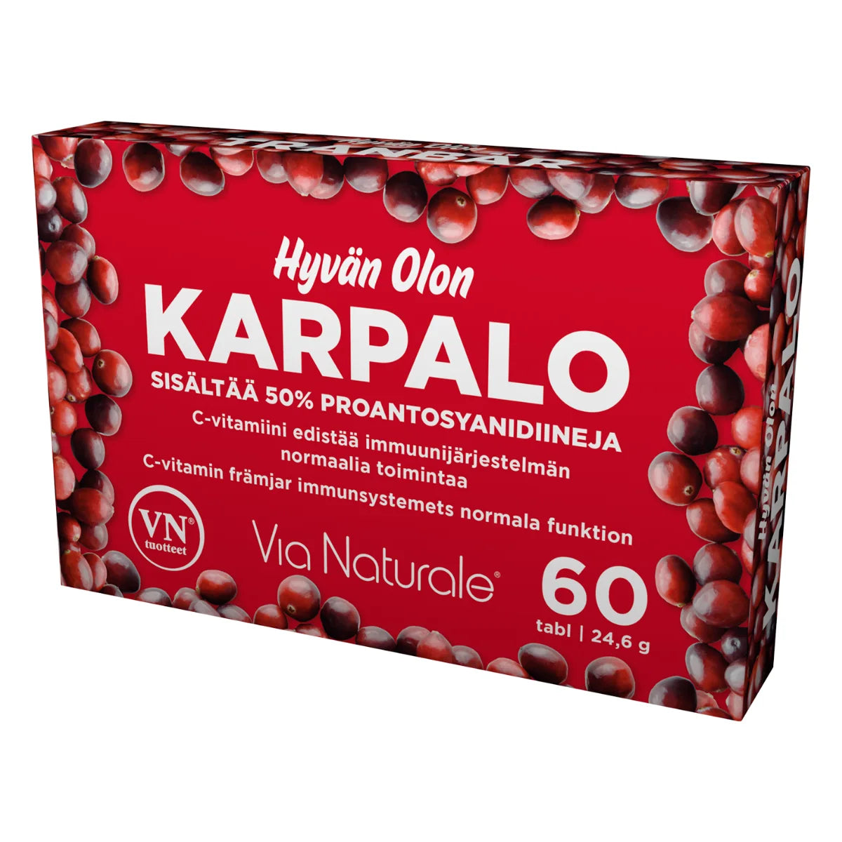 Hyvän Olon Karpalo tabletti 60 kpl