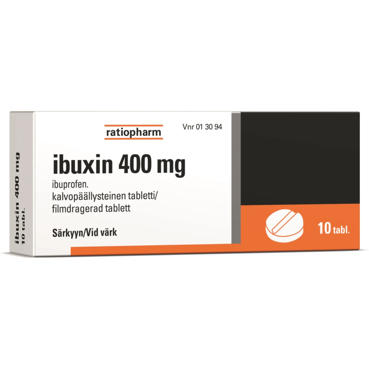 IBUXIN 400 mg tabletti, kalvopäällysteinen 10 kpl