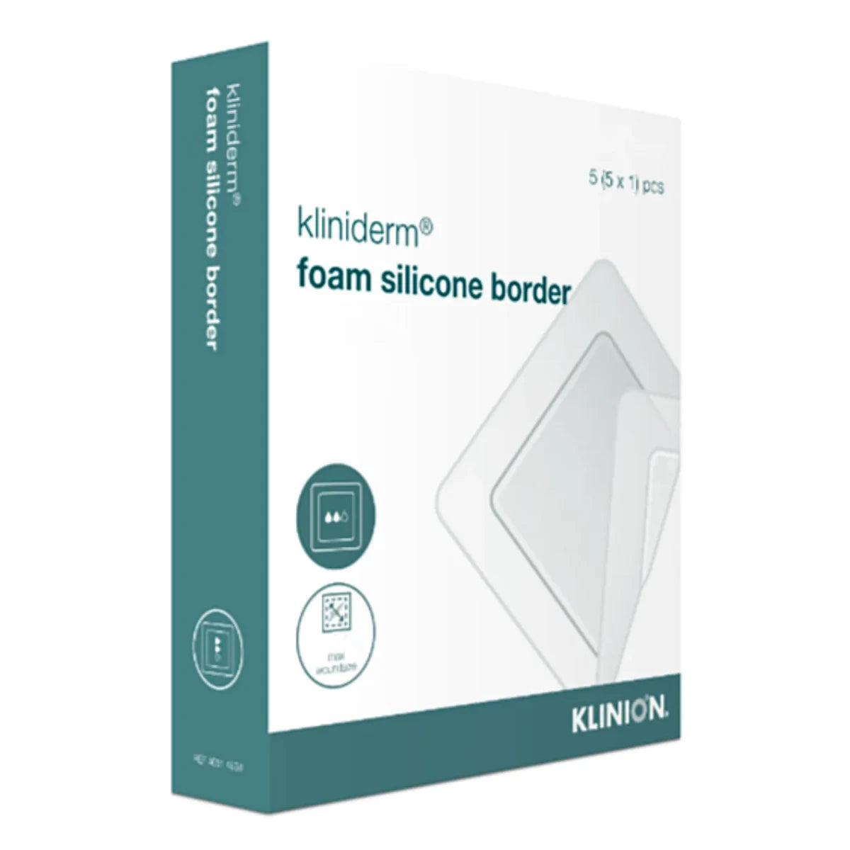 Kliniderm Foam Silicone border silikonikiinnitteinen vaahtosidos 