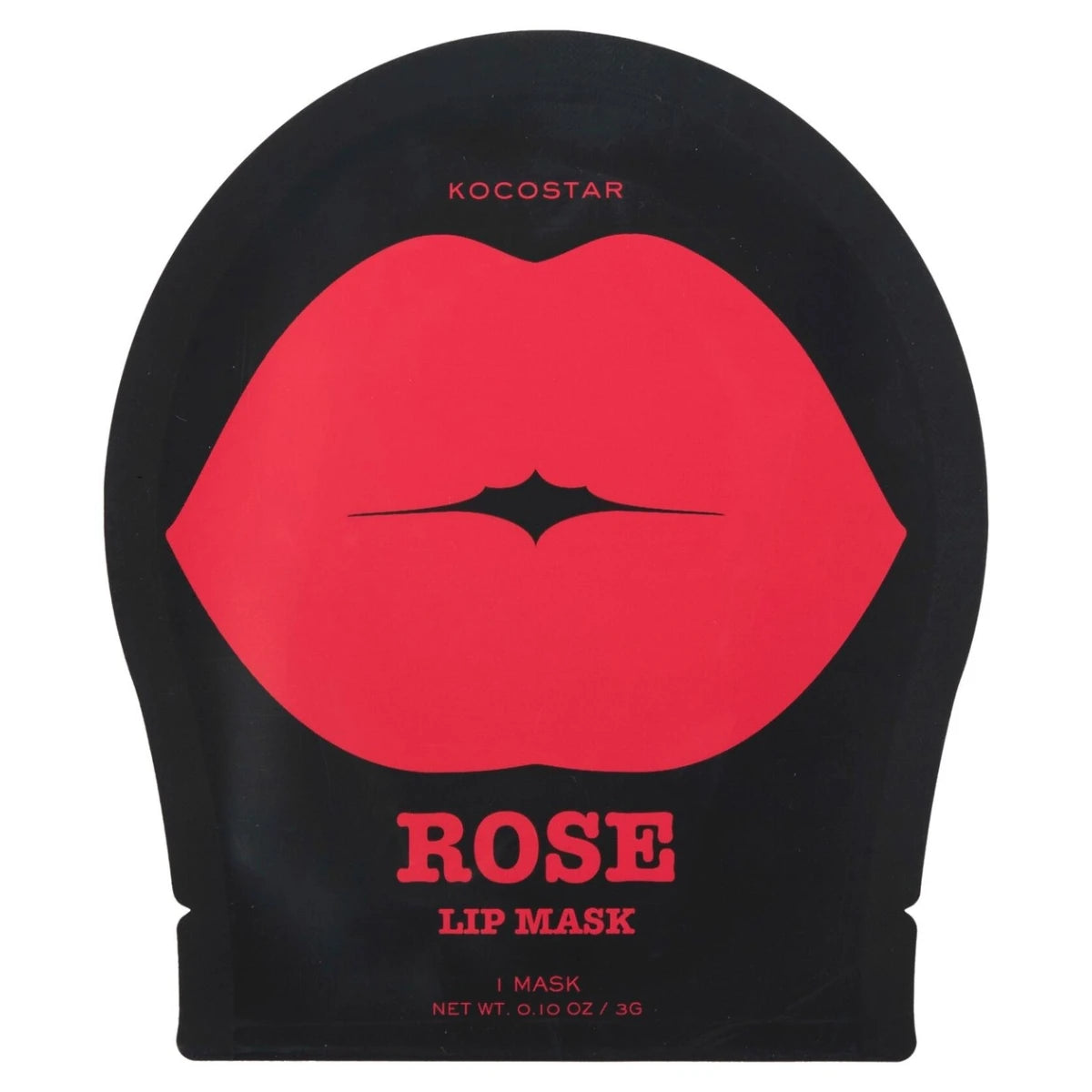KOCOSTAR Lip Mask Romantic Rose 1 kpl – Kosteuttava ja pehmentävä huulinaamio kuiville ja rohtuneille huulille