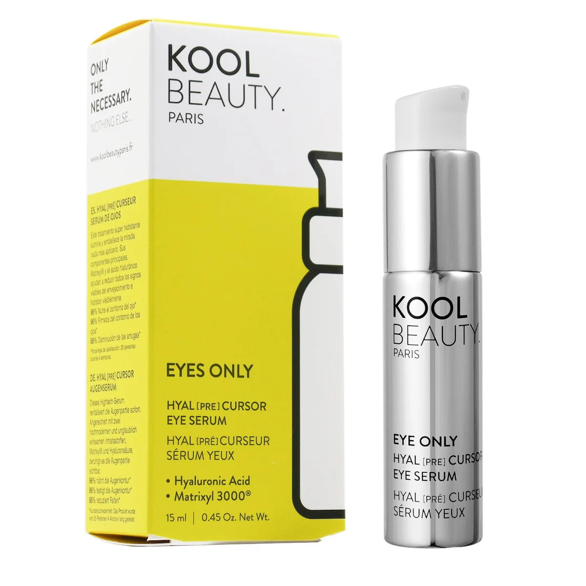 Kool Beauty Hyal Pre Cursor Eye Serum 15 ml – silmänympärysseerumi pumppupullossa